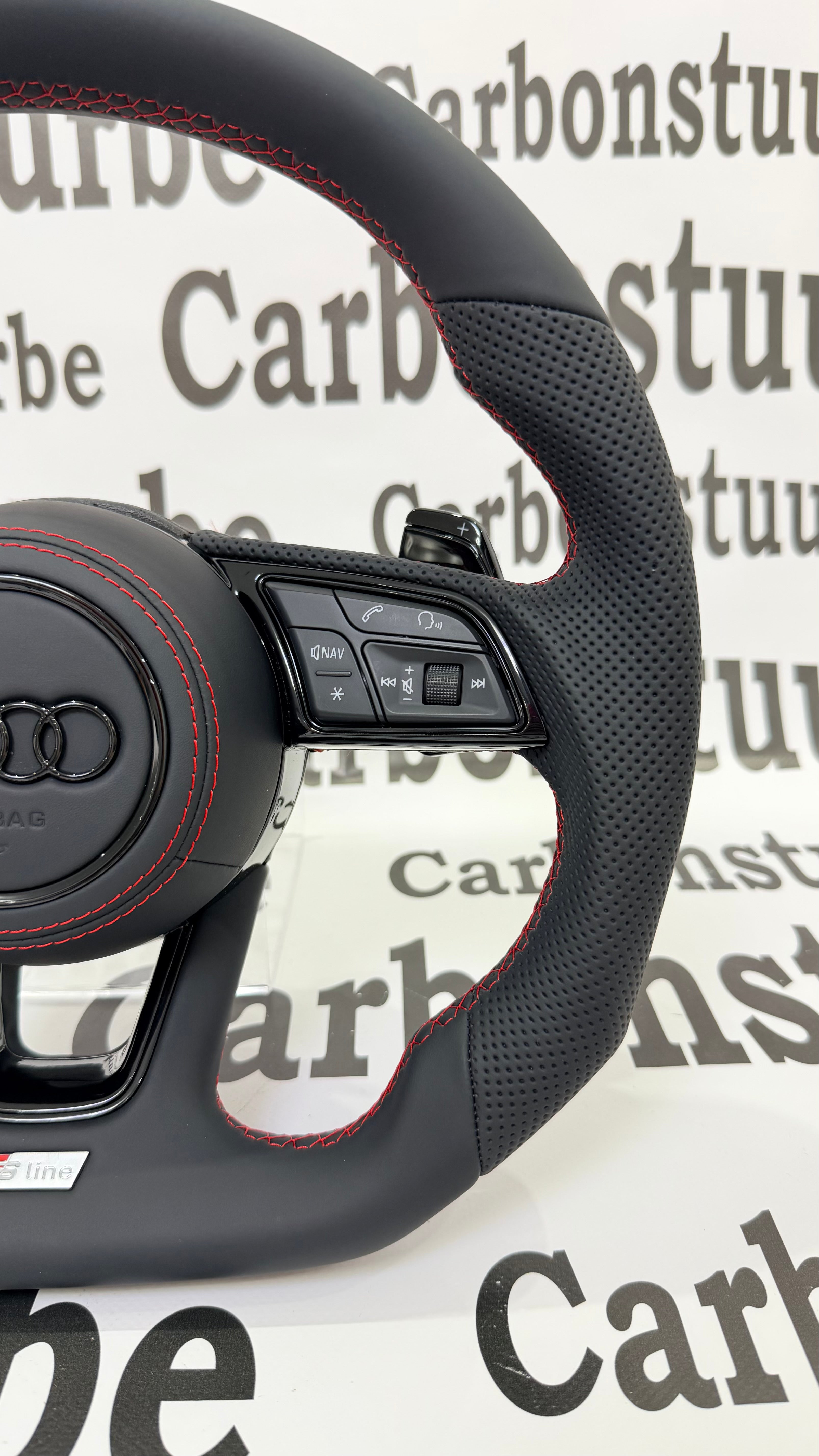 Audi A4/S4 A5/S5 2018-2023 Red-Black