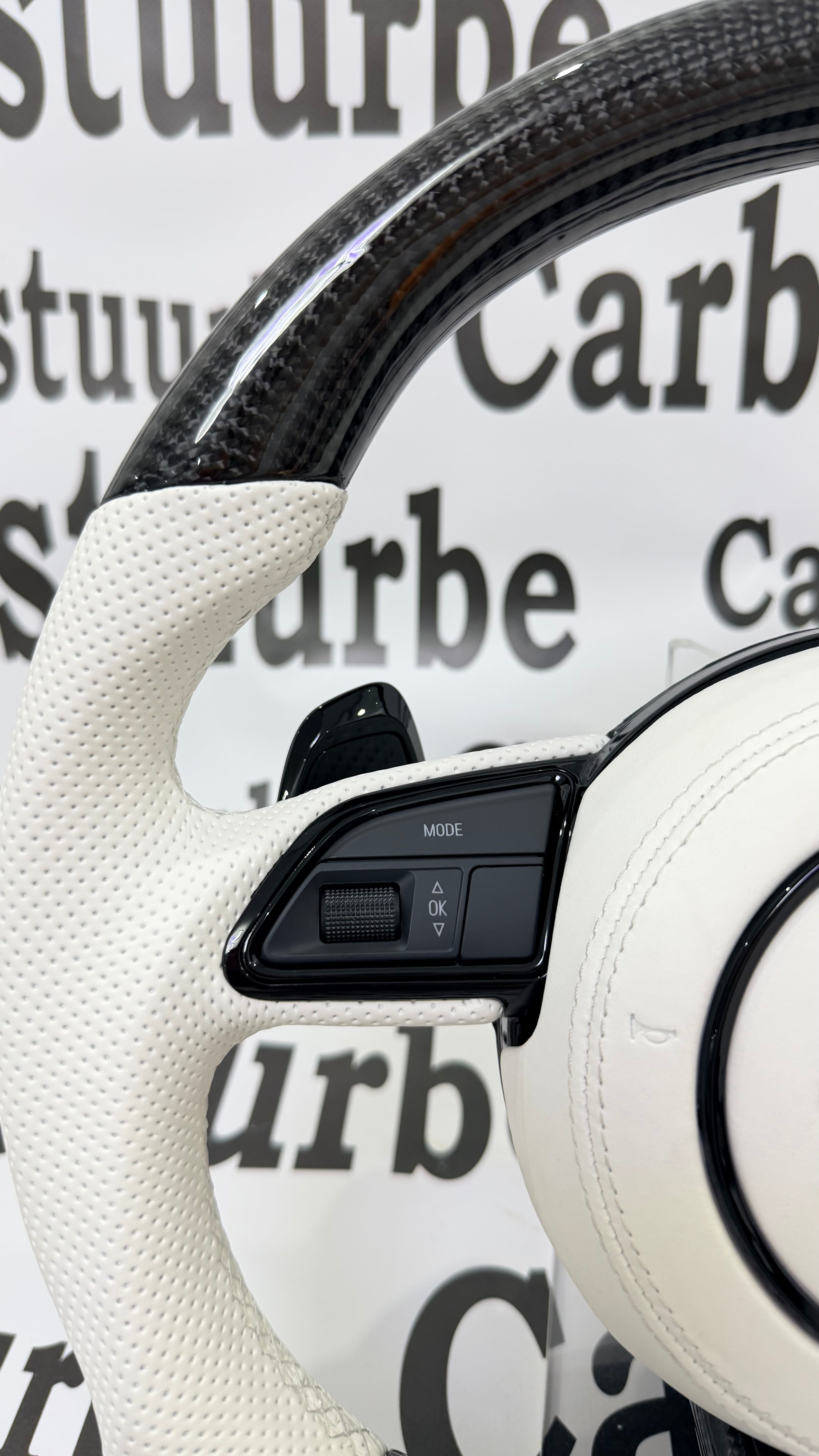 Audi A4-A5 B8 B8.5 2011-2016 White carbon