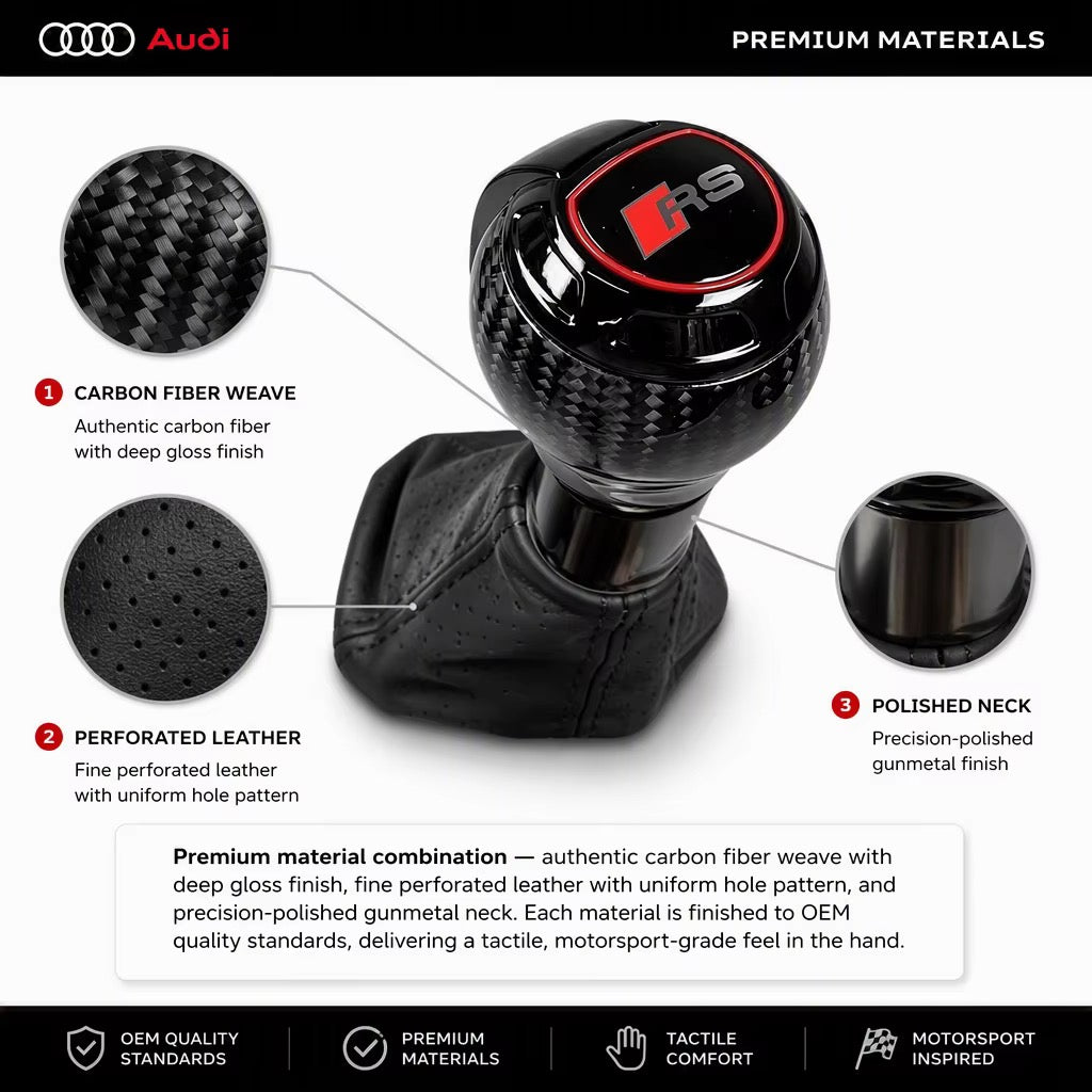 Carbon Shifter Knob Audi A4 A5 A6 A7 2010-2018