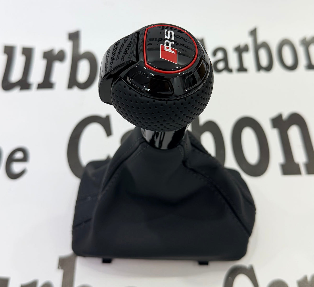 Piano black Audi RS knob