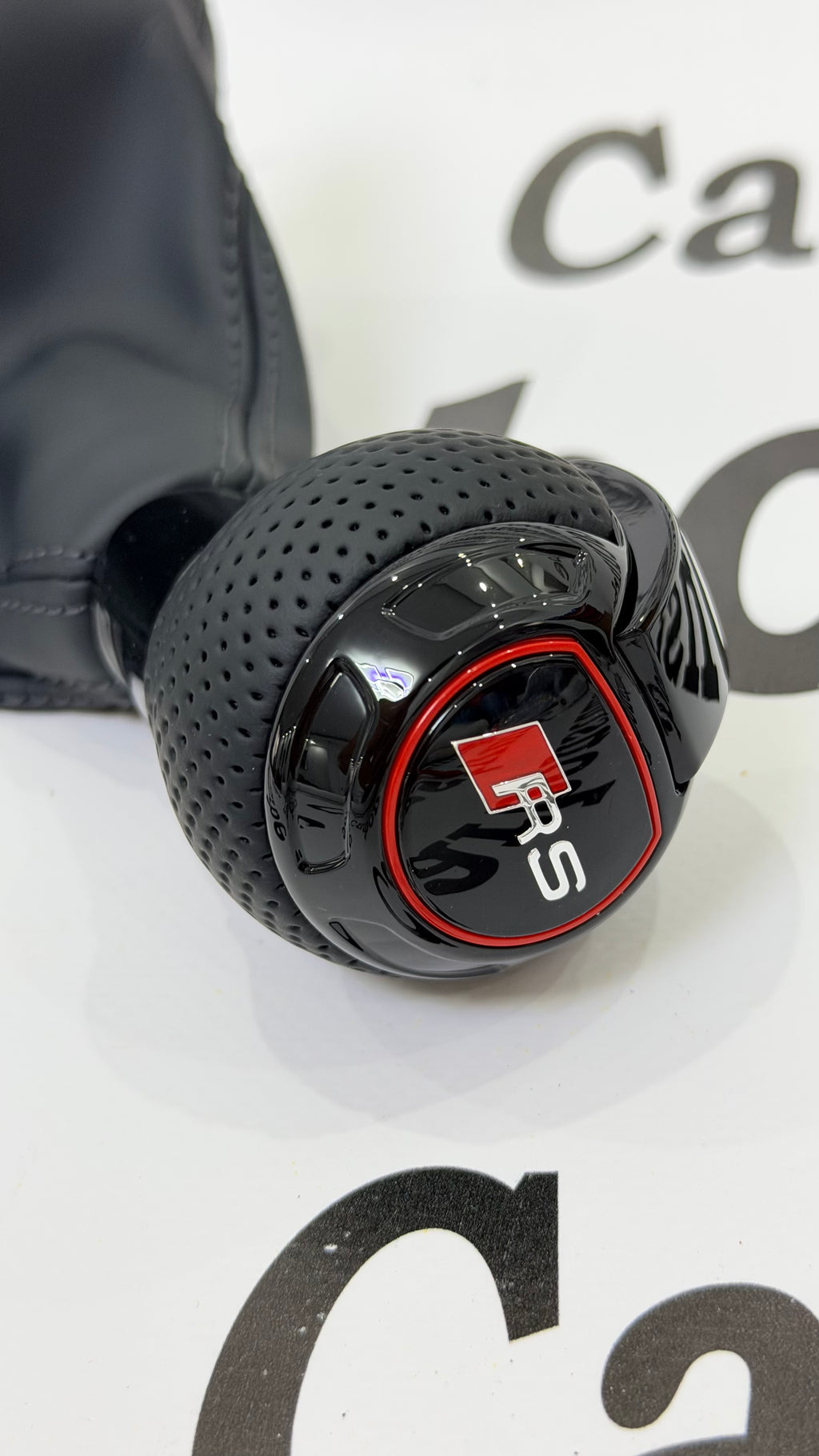 Piano black Audi RS knob