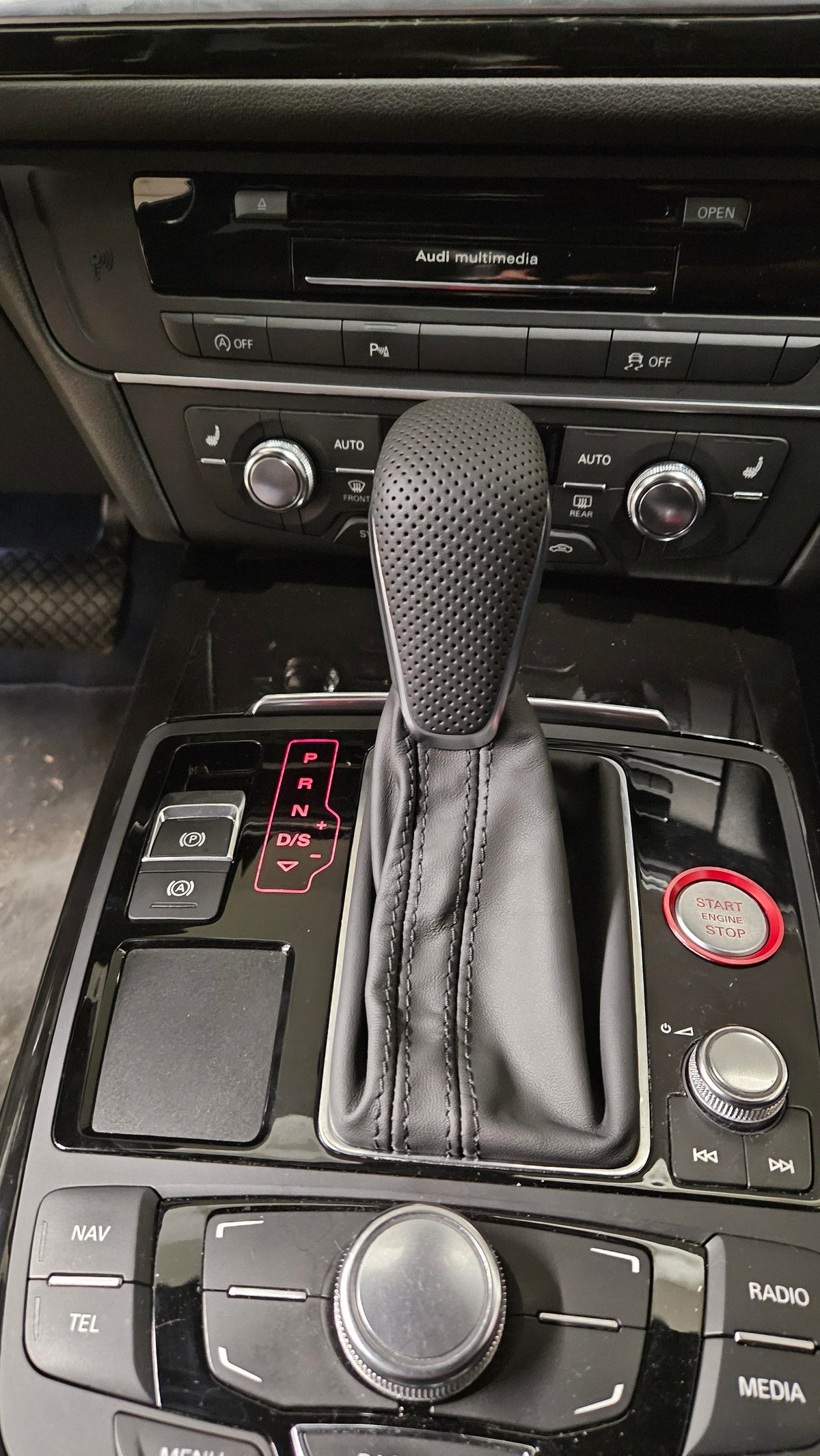 Piano black Audi A4 A5 A6 A7 Sifter knob