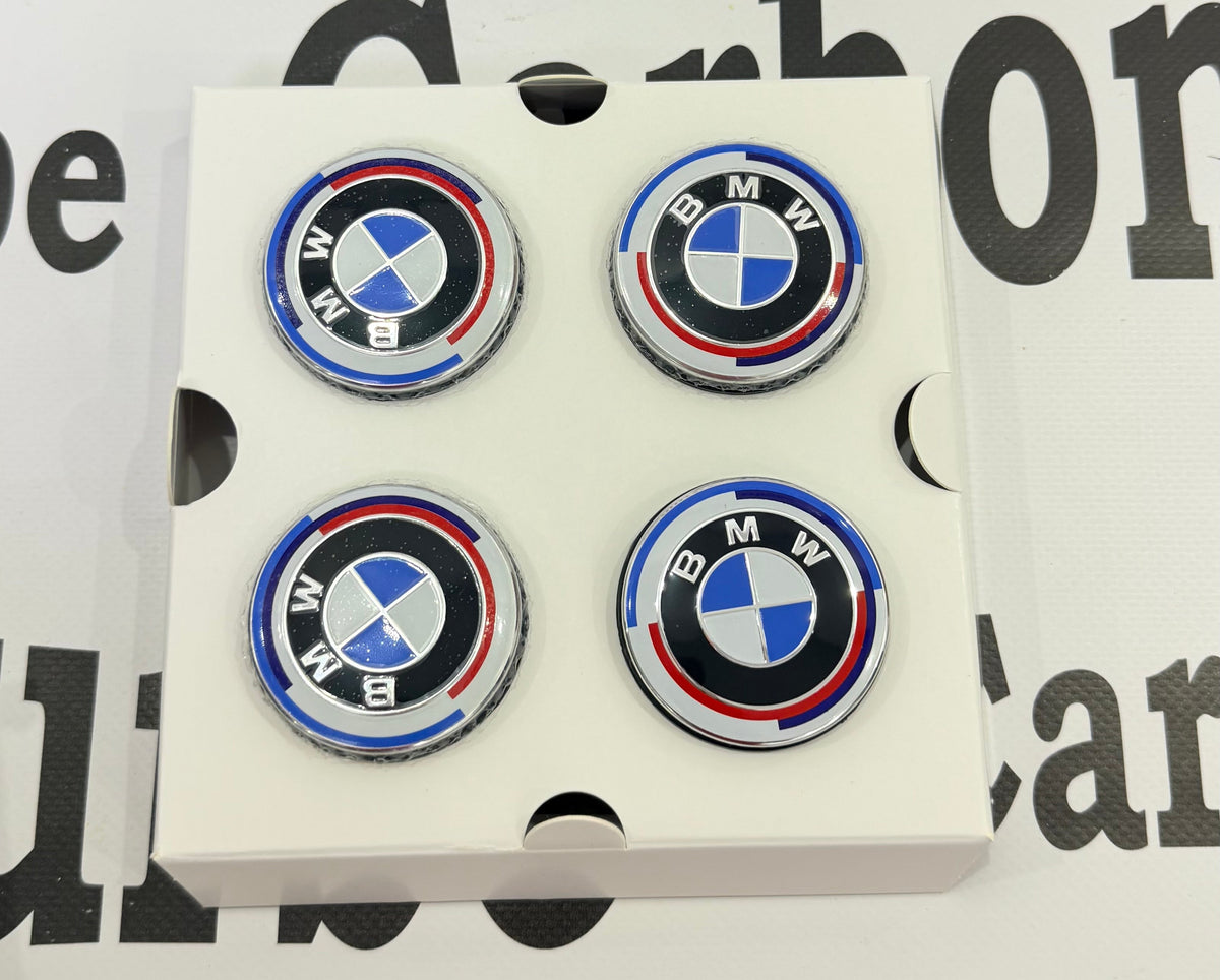 BMW 50th Anniversary Style floating caps 68mm
