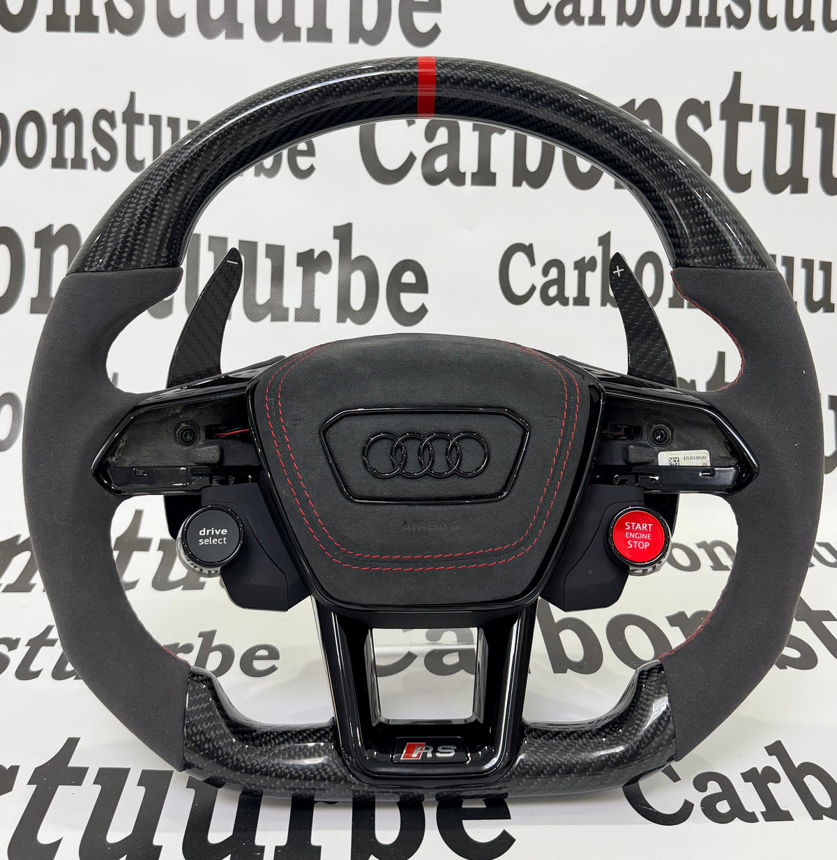 Carbon fiber steering wheel Audi A6 A7 2019-2024
