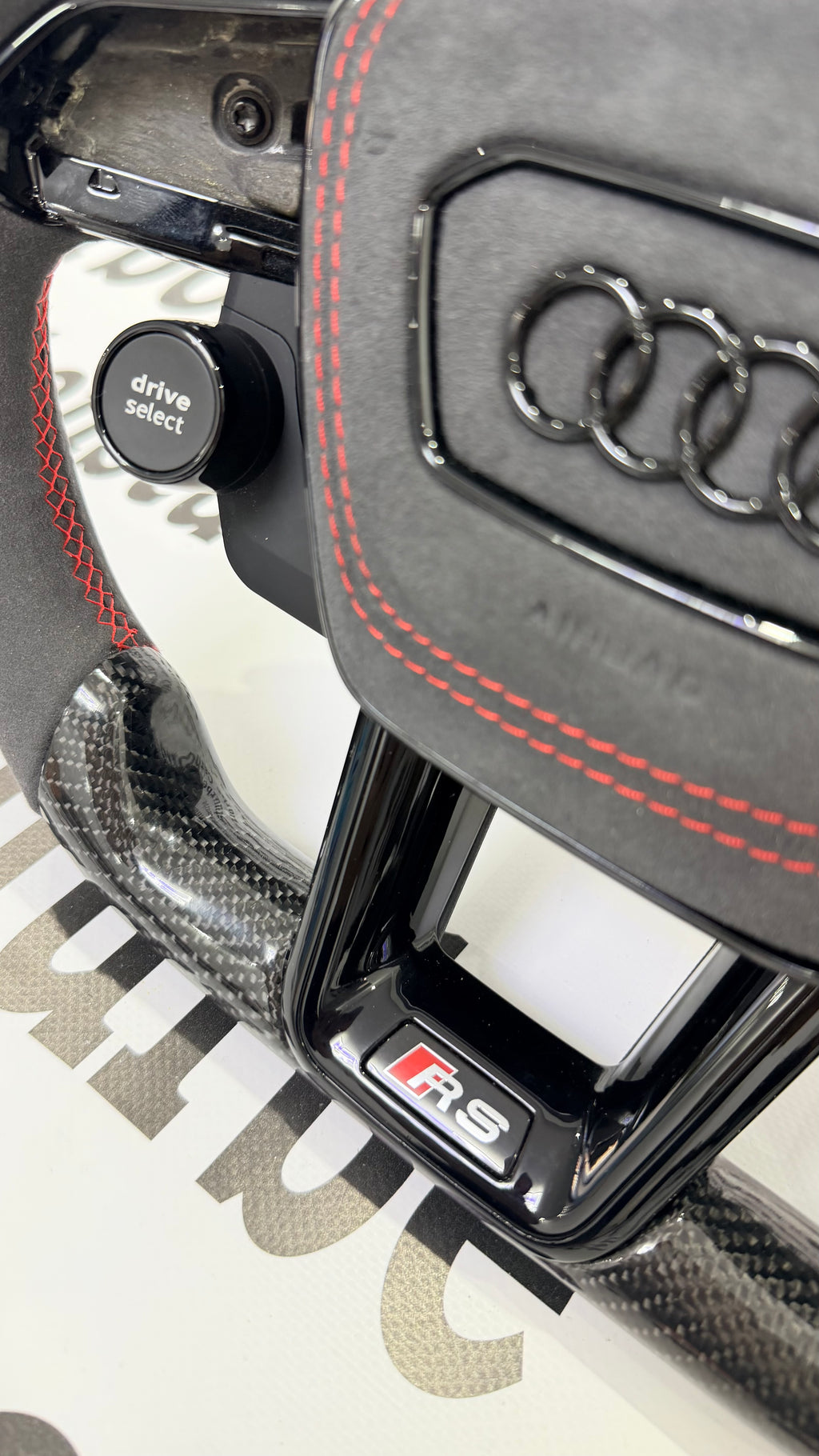 Carbon fiber steering wheel Audi A6 A7 2019-2024