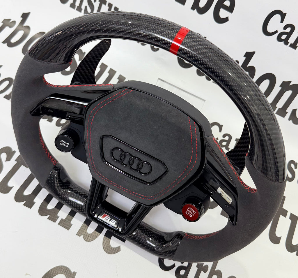 Carbon fiber steering wheel Audi A6 A7 2019-2024