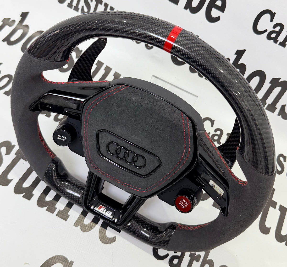 Carbon fiber steering wheel Audi A6 A7 2019-2024