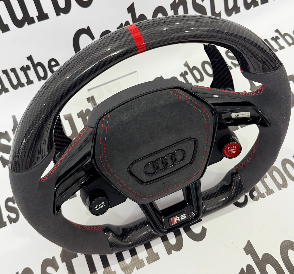 Carbon fiber steering wheel Audi A6 A7 2019-2024