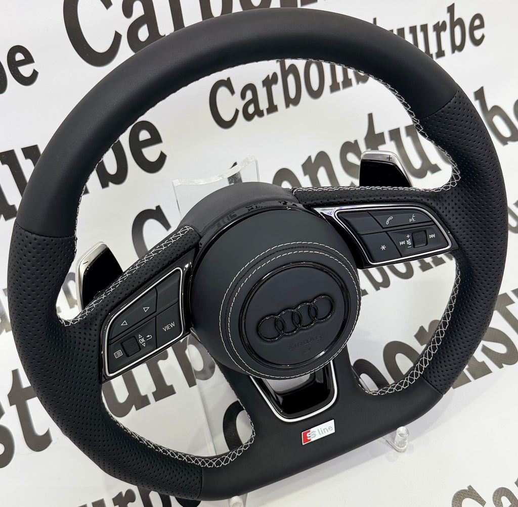 Audi A3/A4/A5 2017-2023 White Stitching