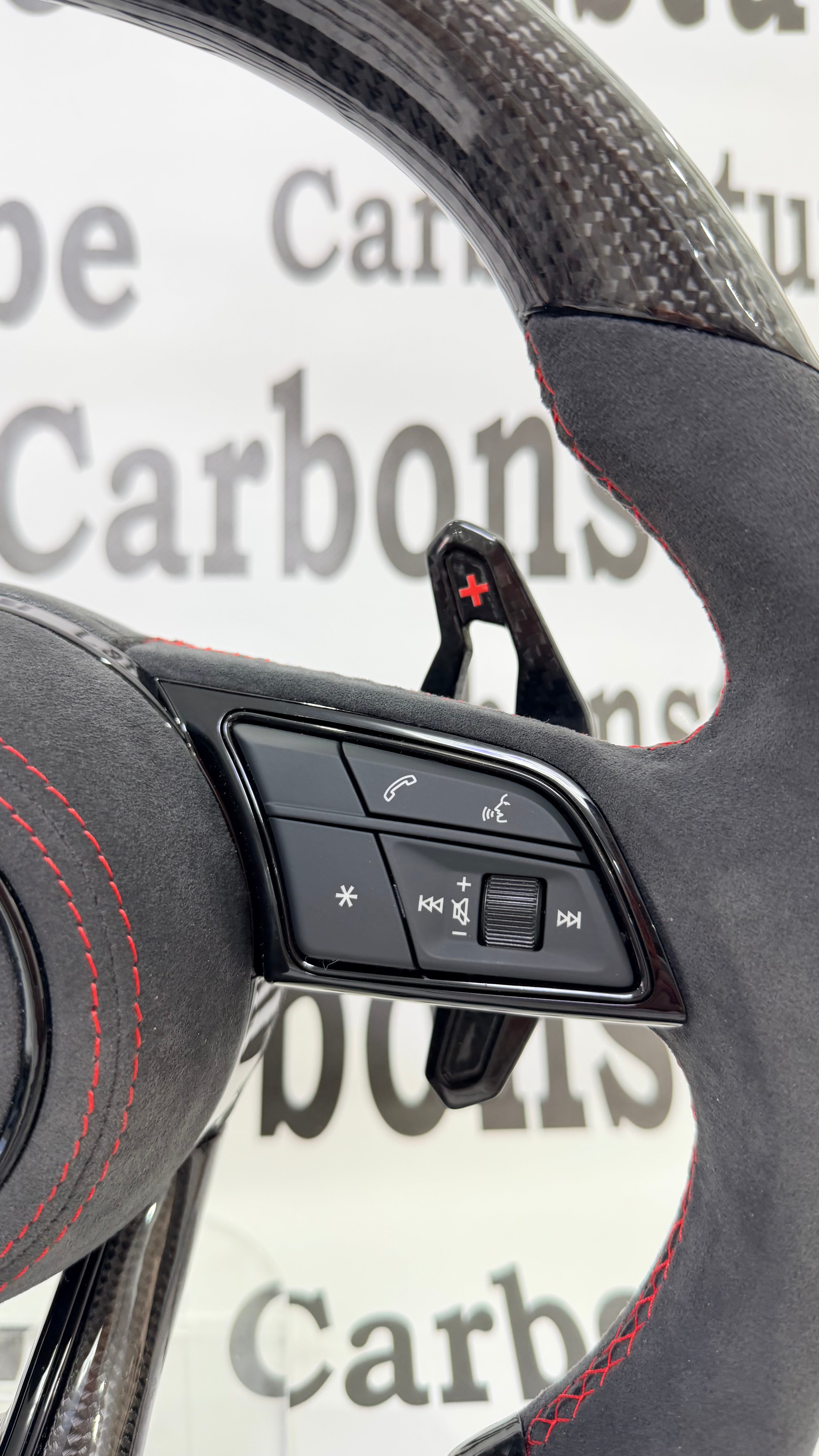 Audi A3 A4 A5 2017-2023 Carbon+Alcantara