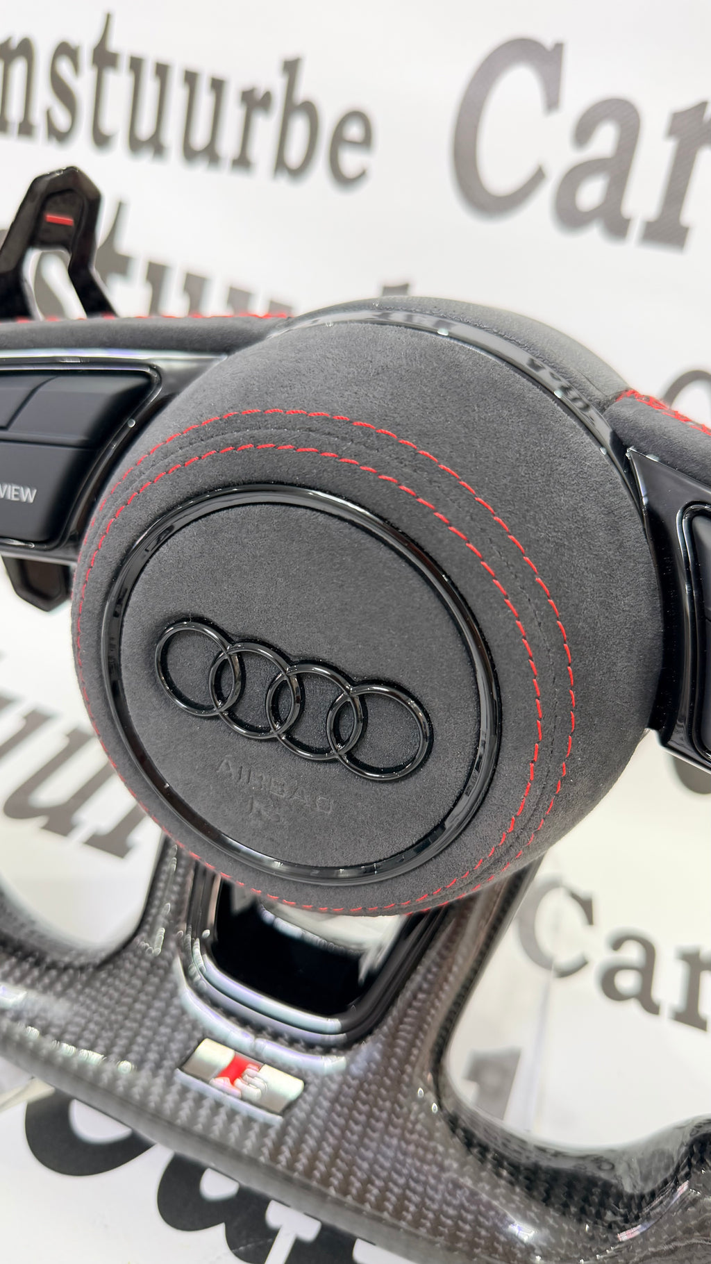 Audi A3 A4 A5 2017-2023 Carbon+Alcantara